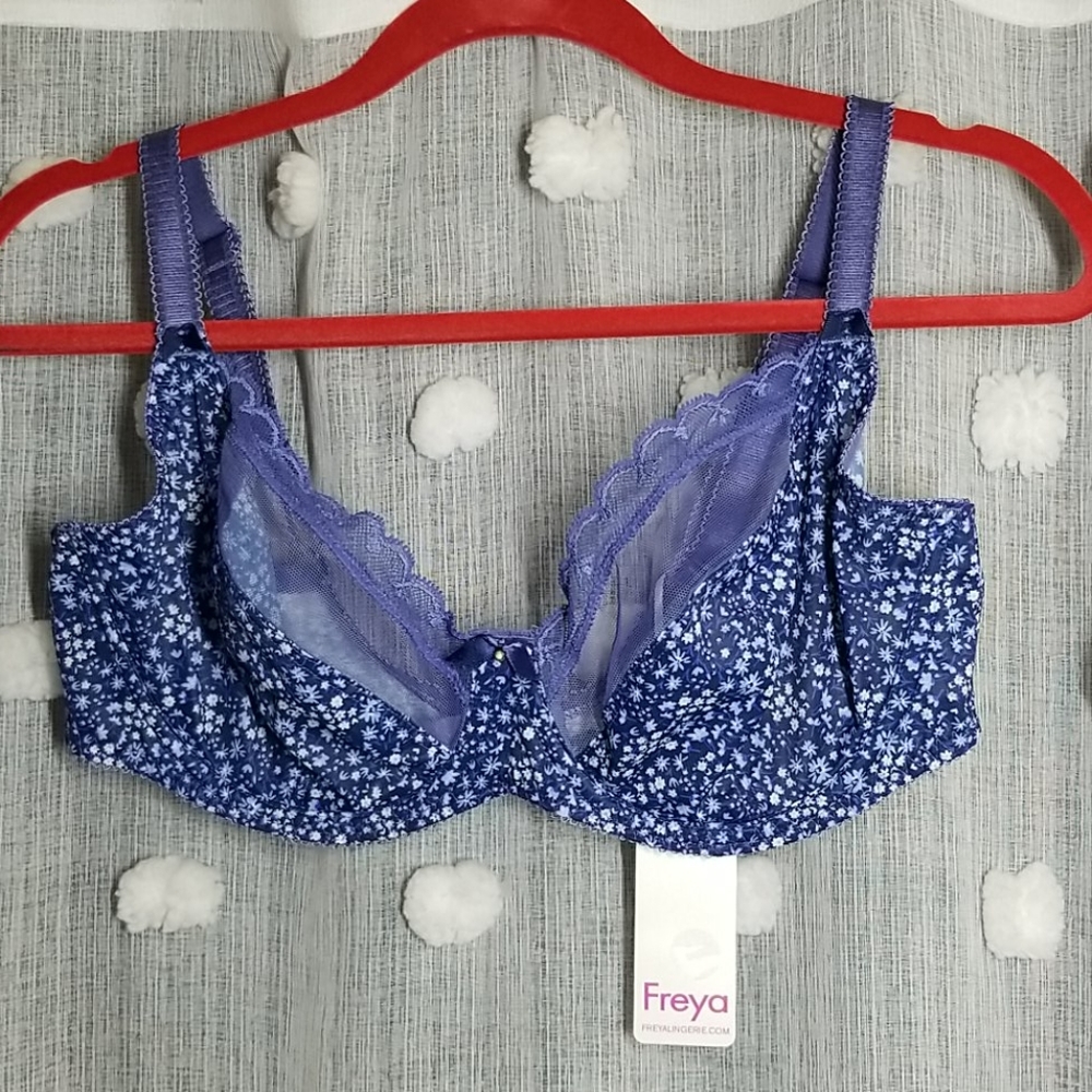 NWT Freya Jasmine Meadow Plunge Bra 36DDD